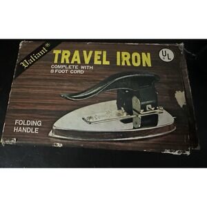 Vintage  Electric Fold Up Dry Travel Iron / Works Model 15/2319
